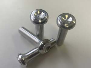 Interior: Door Lock Knob Set, Billet Alloy (AP5-VC)