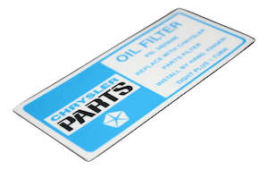 Merchandise 1: Z9 Oil Filter Decal (AP5-CM)