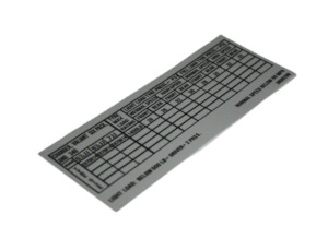 Merchandise 1: Tyre Pressure Rating Decal (VH/VJ)