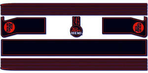 Merchandise 1: Body Stripe Kit, Hemi Orange (VG Pacer Coupe A84/A88)