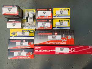 Steering Suspension: Complete Front Steering & Suspension Rebuild Kit (VC-VF, Manual Steering/Solid Discs)