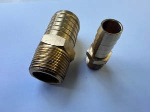Cooling System: Heater Hose Brass Fitting Set, Small Block (A, B & C & E-Body)