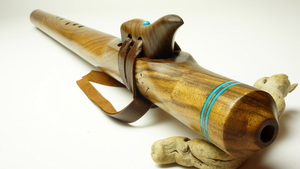 Products: Black Walnut with Turquoise – Grandfather Flute – Various Keys