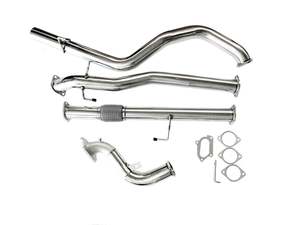 Exhausts: Toyota Hilux (1995-2000) Surf KZN185 1KZ 3.0LT TD 3" Stainless Turbo Exhaust