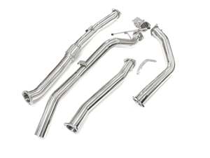 Exhausts: Nissan Navara (2008-2015) D22 2.5L TD 3" Stainless Steel Turbo Back Exhaust System