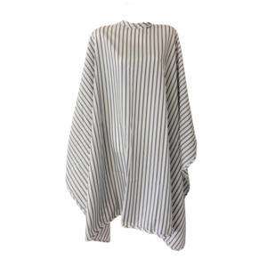 Wahl Barbers Cape White Pin Stripe