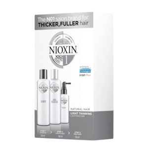 Giftpack: Nioxin System 1 Trio Gift Pack For Natural Hair With Light Thinning *