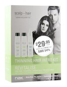 Nak Scalp Care: Nak Scalp Revitalise Thinning Hair Intro Kit