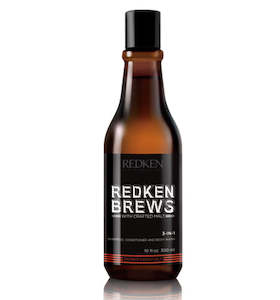 Redken Barbering: Redken Brews 3-In-1 Shampoo 300ml