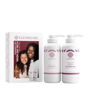 Gift Packs: Fragrance Free Clever Curl Wash Day Rich Duo
