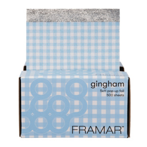 Framar: Framar Gingham Blue 5x11 Pop Ups 500 Sheets