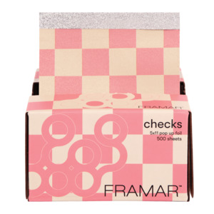 Framar Checks Beige/Pink 5x11 Pop Ups 500 Sheets