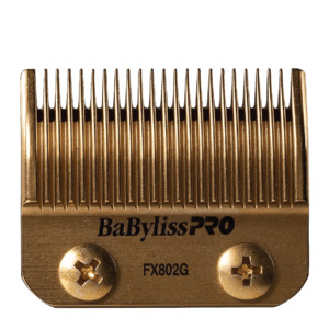 Trimmers: BaBylissPRO Barberology Replacement Hair Clipper Taper Blade Gold FX802G