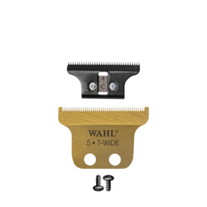 Trimmers: Wahl Detailer Trimmer Double Wide Blade Set - Gold WA2215-708