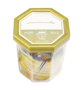 Bobby Pins Styling: 555 Mini Bobby Pins 1.5" Gold