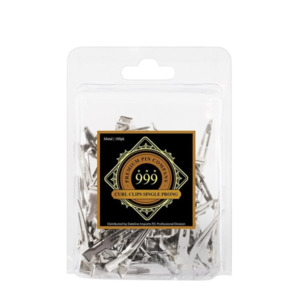 Single Prong Curl Clip 100pc