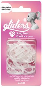 Cricket: Snag Free Hair Elastic x30 4mm - Clear
