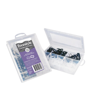Cricket: Freestyle Elastic x216 - Black & Clear