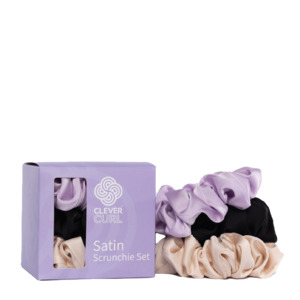 Clever Curl Scrunchies 3 Set RPET Satin