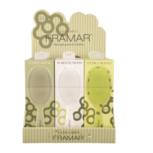Framar: Framar Extra Dirty Detangle Brush Display 9pc Limited Edition