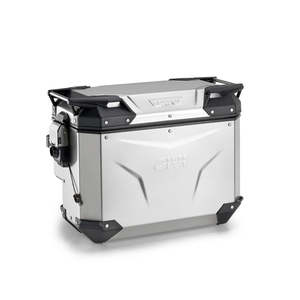 Givi Trekker Outback Evo Smart Contoured 40 lt Cam-Side Case Silver Natural