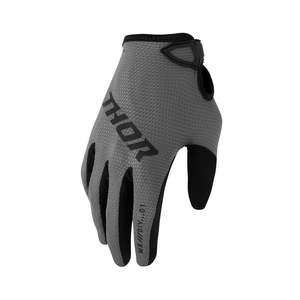 Gloves: THOR GLOVE WOMENS RIDEMODE STATIC GRAY
