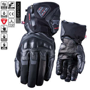 Gloves: 10/L HG1 Evo Heated Glove Black waterproof FIVE