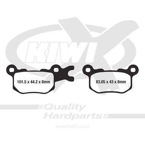 GF739 Rear Left Brake Pads
