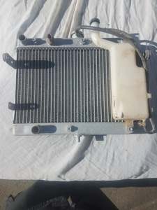 Used Suzuki Lt A500 Kingquad: USED Suzuki LT-A500X Complete Radiator - with over Flow bottle