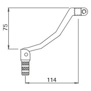 Buzzetti Gear Lever - Yamaha YZ 250/450 / WR 25/450