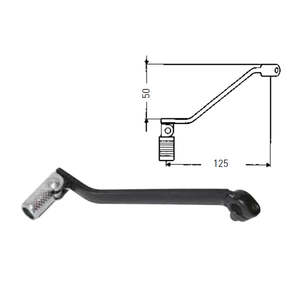 Buzzetti Gear Lever - Honda XL600 / XR600 / MTX125 R / CRM125 / CRF230