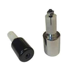 Buzzetti Bar End Weight - Black or chrome - Diam. 17.5 - 210 gm
