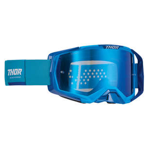 Mx Goggles: GOGGLES S26 THOR MX ACTIVATE BLUE/WHITE