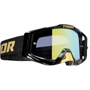 Mx Goggles: GOGGLES THOR MX SNIPER PRO DIVIDE GOLD BLACK
