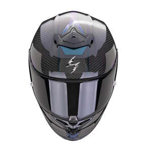 Helmets: Scorpion EXO-R1 EVO CARBON AIR RALLY - Black/Chameleon