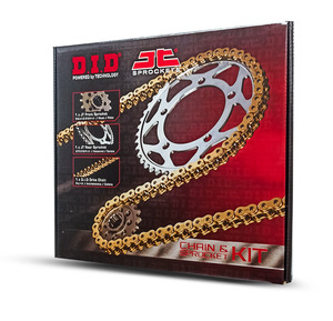 428V120 Chain & Sprocket Kit – Suzuki TF125 All Years (JT Sprockets / D.I.D O-Ring Chain)