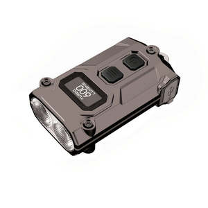 NITECORE 600 LUMEN USB-C RECHARGEABLE KEYCHAIN FLASHLIGHT GREY