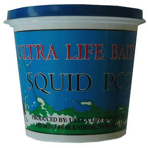 Bait And Tackle: ULTRA LIFE BAIT SQUID POT 380ML