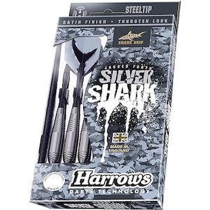 Sporting Goods: HARROWS DARTS SILVER SHARK STEEL