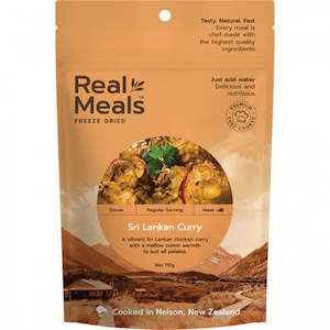 REAL MEALS SRI LANKEN CURRY: 120G