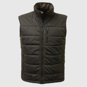 STYX MILL OILSKIN WOOL LOFT PUFFER VEST