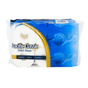 Products: Pacific Classic 2-ply (6 Pack) - Aotea Hygiene