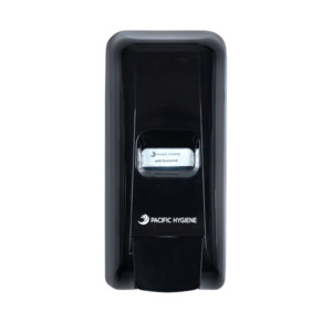 Pacific Hygiene 1L Soap & Sanitiser Dispenser - Black - Aotea Hygiene