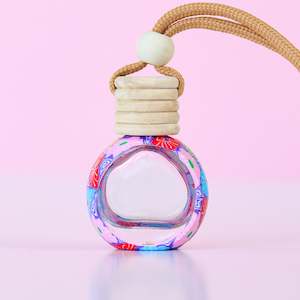 Diffusers: Floral Round Hanging Car Diffuser