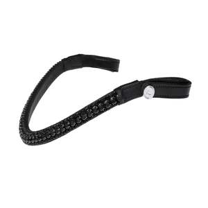 Lumiere Black Solitaire Browband