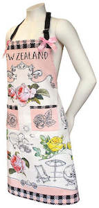 Aprons: Apron Kiwis and Flowers of NZ Design