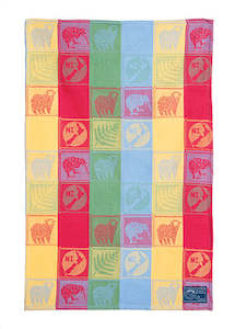 Tea Towels: Jacquard Woven Colours Tea Towel