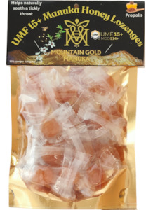 Honey: Manuka Honey Lozengers with Propolis - UMF™ 15+/MGO 514 - 120g