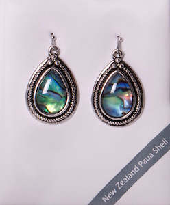 Paua Earrings: Paua Drop Earrings