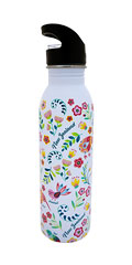Drink Bottles: Manu Design White Drink Bottle 500ml
